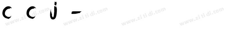 Cre CoolJazz字体转换